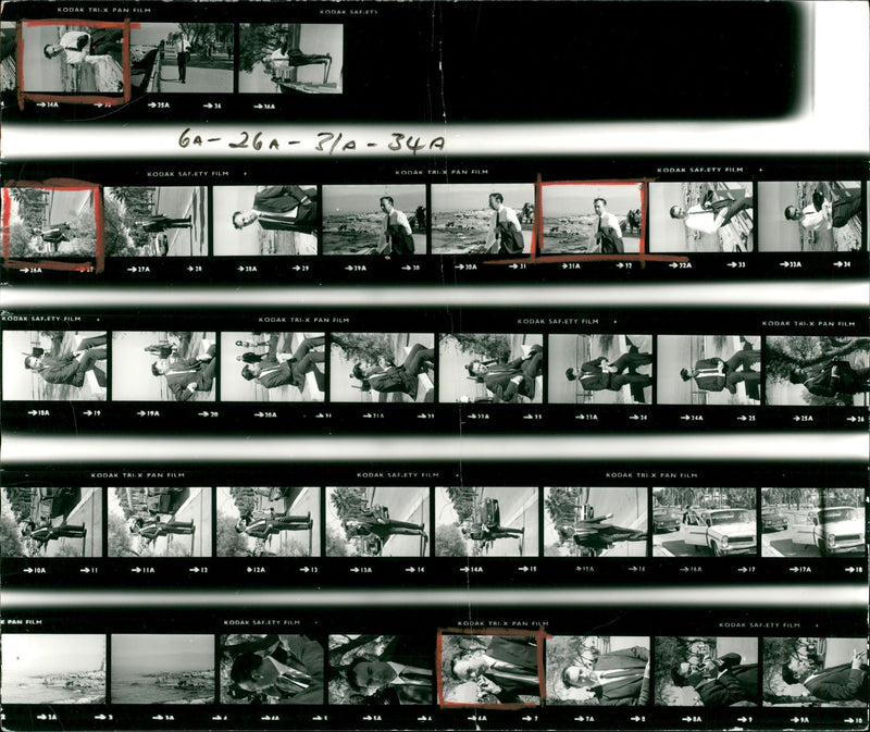 GIBBONS HARRY SCOTT DOUBLE AGENT - ROW, VAN, FILM - Vintage Photograph