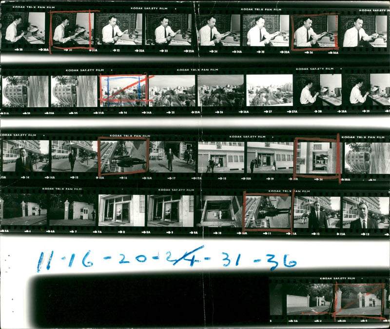 1958 - GIBBONS HARRY SCOTT DOUBLE AGENT NOS FRAME SHEET PHILBY, BRITISH, FILM - Vintage Photograph