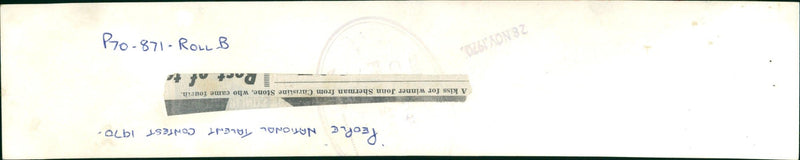 1970 - ARIZTC PEOPLE TALERST CONTESTS NATIONAL TALENT, OLD, FILM - Vintage Photograph