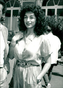 1986 - GEREKOU ANGELA GREEK ACTIES AND ACTRESS, LONDON, FILM - Vintage Photograph