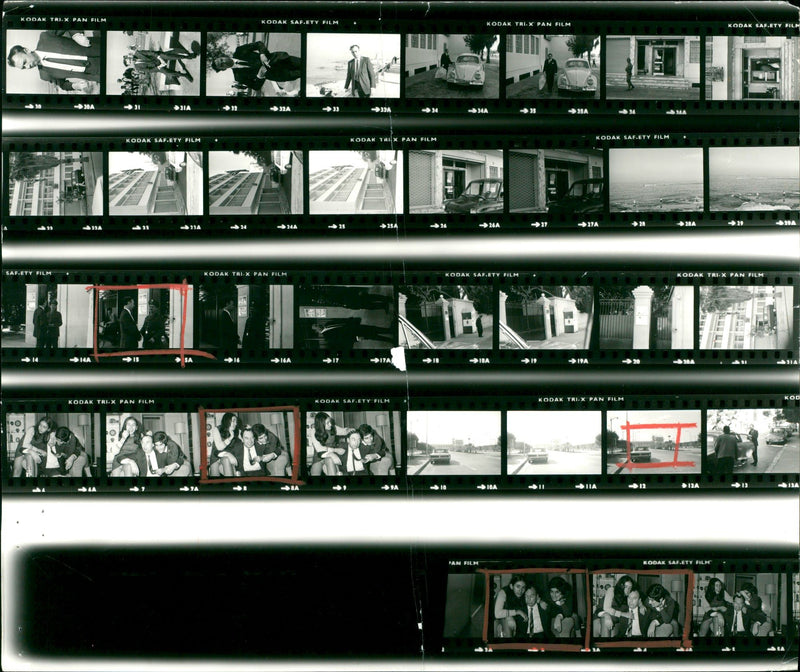 GIBBONS HARRY SCOTT DOUBLE AGENT - NOS FRAME SHEET, BRITISH, FILM - Vintage Photograph