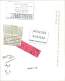 PERRY WILLIAM AMERICAN FOOTBALL STAR - AUG TEL 2BP EC4A, LONDON, WIFE - Vintage Photograph