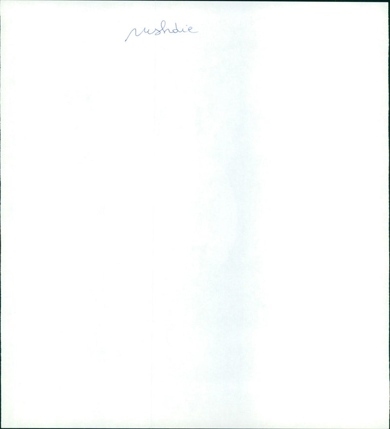 British writer Salman Rushdie - Vintage Photograph