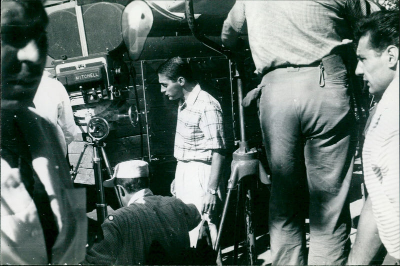 Mike Todd Jr. is doing a film in Malaga - Vintage Photograph