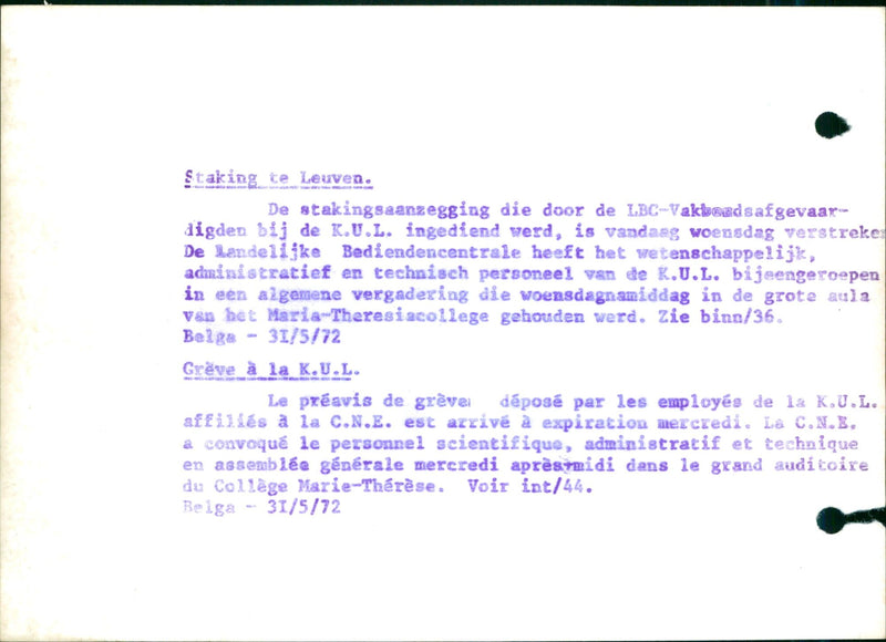 1972 THERESIACOLLEGE HELD CNE TECHNICAL SEE STRI GRAND ROYAL CONCERT MARIE - Vintage Photograph