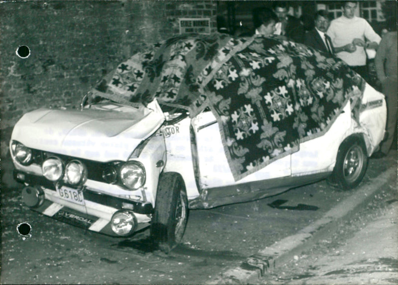 1972 HOME TRAHEGNIES ETE CONDUCTEUR LEVAL FATAL SUR ALL ROYAL CONCERT - Vintage Photograph