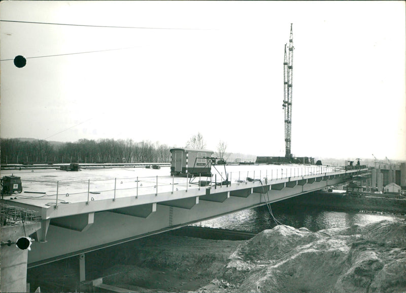 1972 PROLONGE PAYS OUVRAGE BAS JULIANA RIADUCT FRANCIR WHICH ROYAL CONCERT - Vintage Photograph