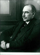 Portrait of John Maynard Keynes. - Vintage Photograph