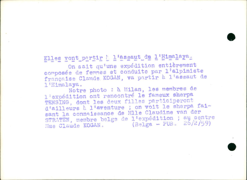 Claude Kogan, - Vintage Photograph