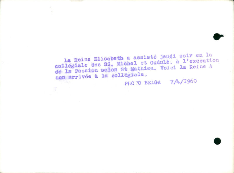 SELON REIN COLLEAGUE DES REINE LEXECT MATHIEU ELISABETH MICHEL PASSI - Vintage Photograph