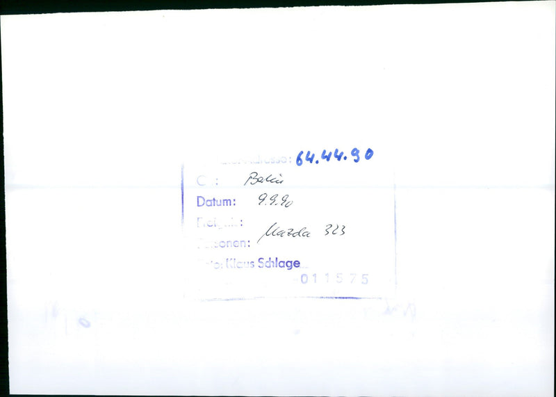 1980 REAL MAZDA SONEN BELICE DATE - Vintage Photograph