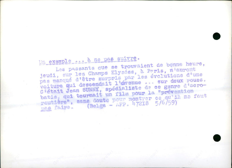 SUIVRE EVOLUTIONS PAR QUE MANQUE PREVENTION DETRE FEVER LAV PARIS JEAN FILM - Vintage Photograph