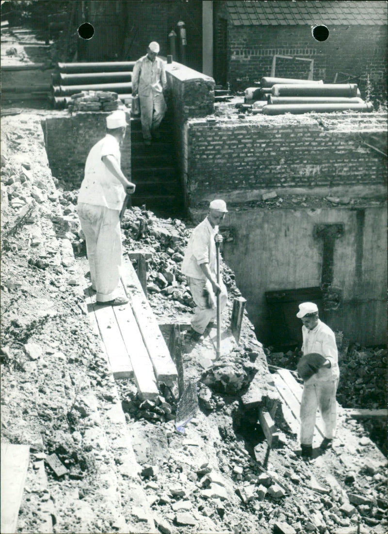 DECEMBRE DIFFERENTES CALITES CONCERT OCUPES DES FRANCAIS LABBAYE LOEUVRE - Vintage Photograph