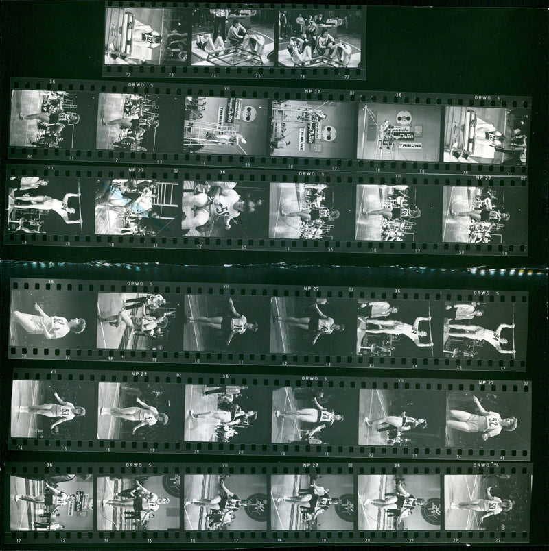 1983 APPRENTICESHIP FILM SHOT COTTBUS GERMANY - Vintage Photograph