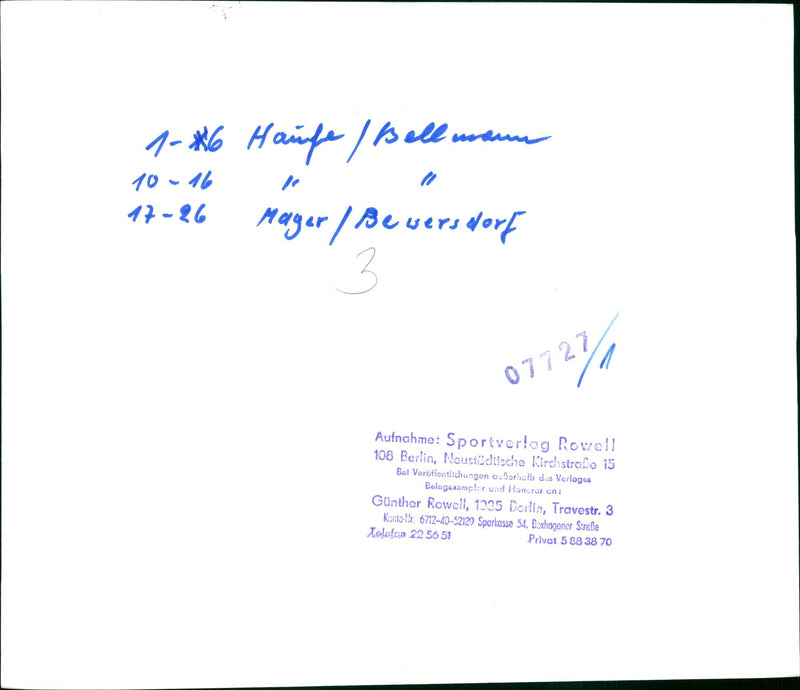 BELESS THIBAROS STODIS KEMPE UPANIT BACSS THIRRA KOD FILM - Vintage Photograph