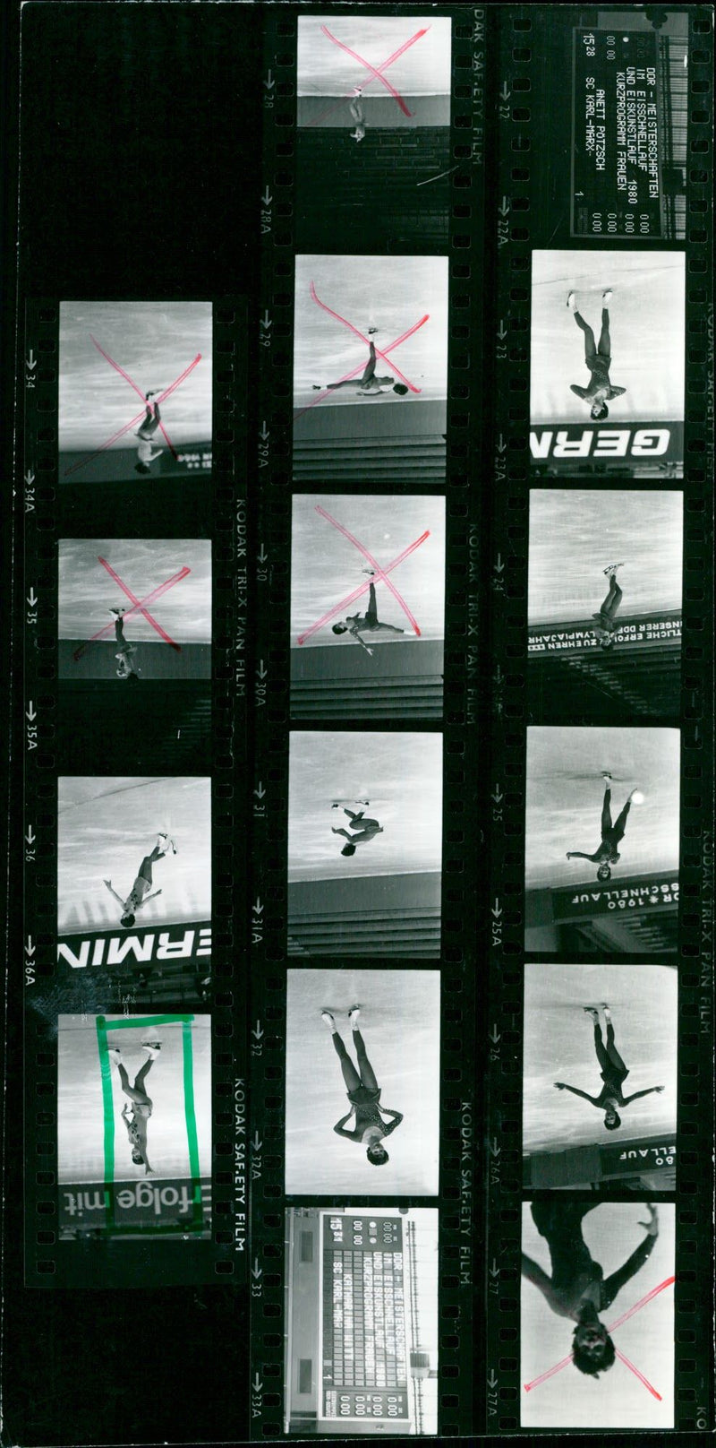 SCHAULAUFEN FESTIVAL BERLIN ZRCHNELL LAUNCH GERA SANETT POTZSCH LYMF FILM - Vintage Photograph