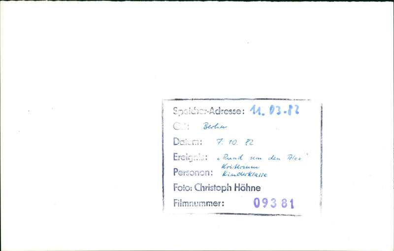 AROUND CLEU ALEX KRI MIRUS GERMAN FILM DIRECTED - Vintage Photograph