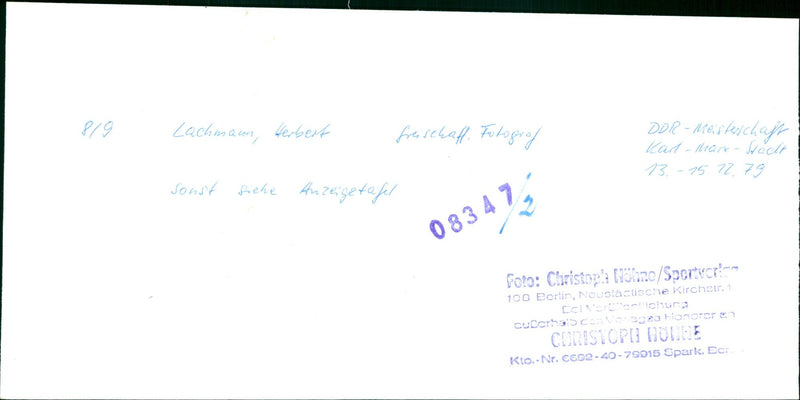 1980 KODAK TRI PAN FILM MEETINGS WOMEN HULZ BERLIN DAK TRAPAN - Vintage Photograph