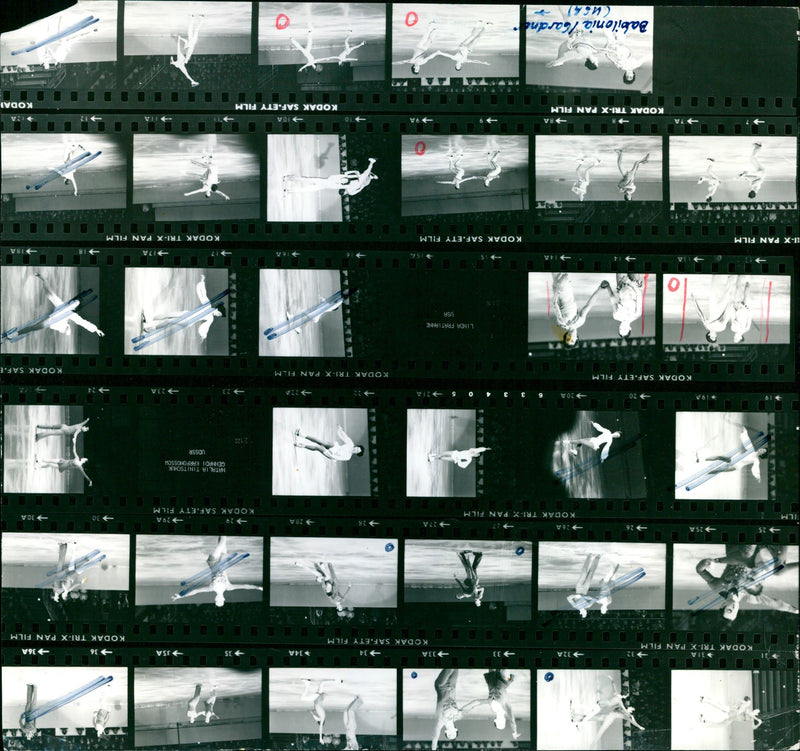 1979 SCHAULAUTEN KODAK SAFETY FILM TILIA TINITSCHK GENHOL KAPOHOSSCH UDSSR - Vintage Photograph