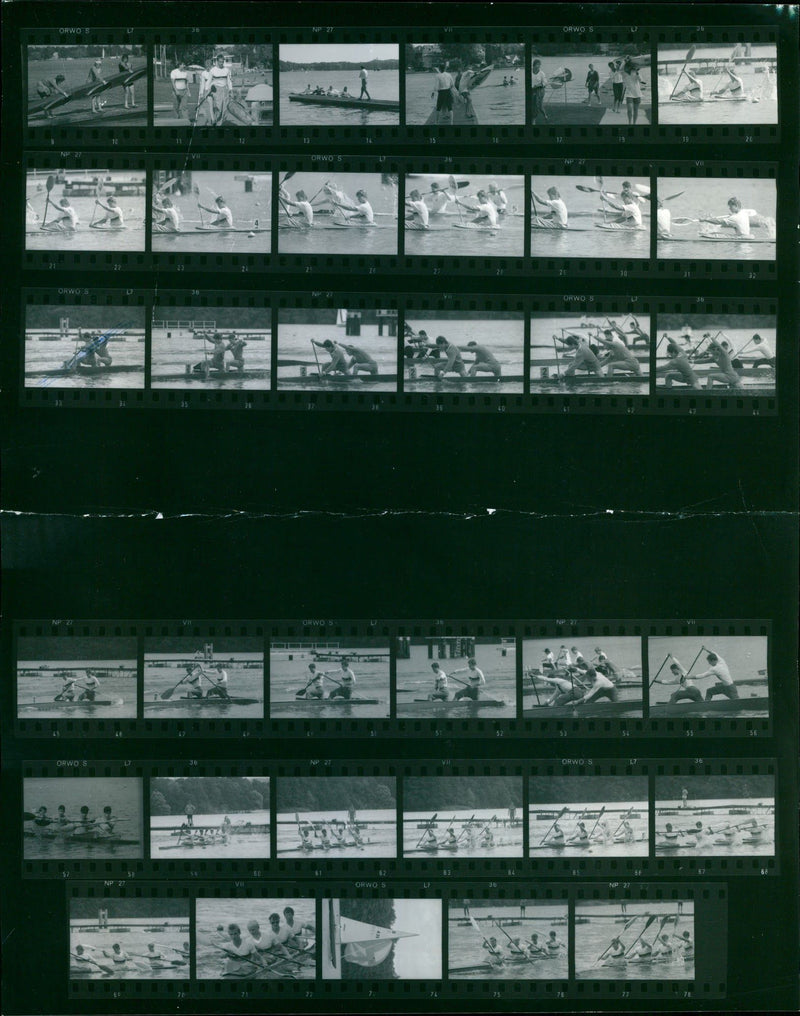 1988 FWDF KANU BERLIN FILM SHOT MATTHIAS HOPPE SVEN MENINOW AND ALEXA - Vintage Photograph