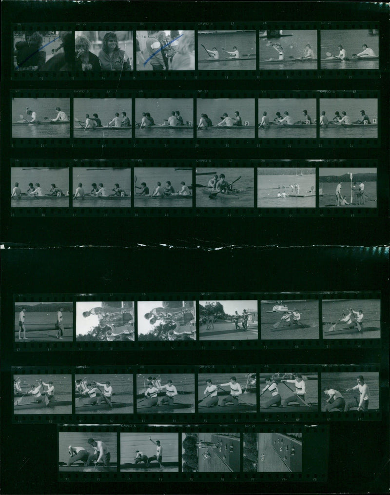 1988 FWDF KANU BERLIN HUNGARY HOPPE MATTHIAS RUDELOFF SREN BAHA VICZE BURLAK FILM - Vintage Photograph