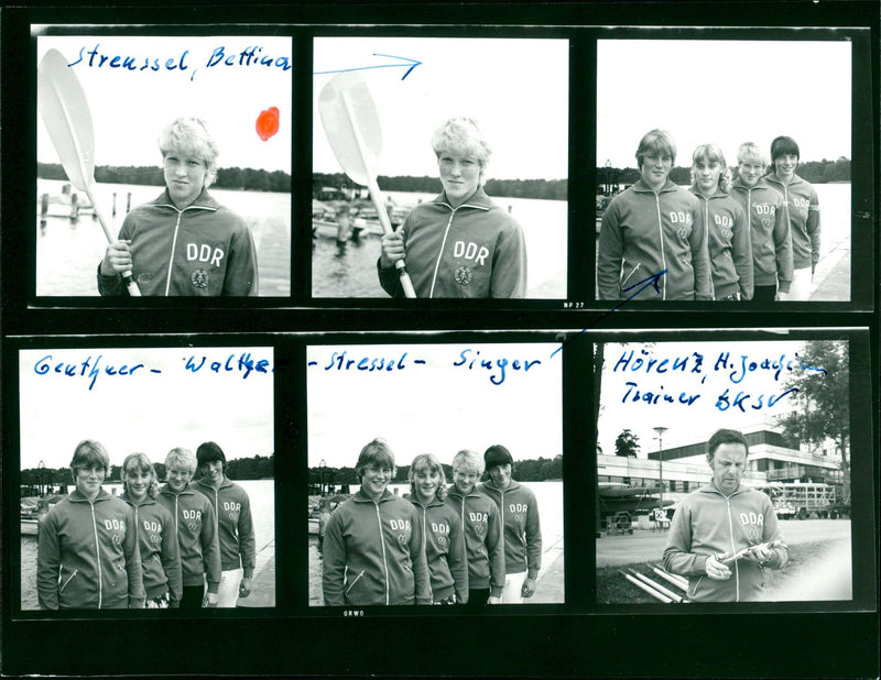 REGATTA BETTINA SODR DDA CER WALTHE STRESS FILM - Vintage Photograph