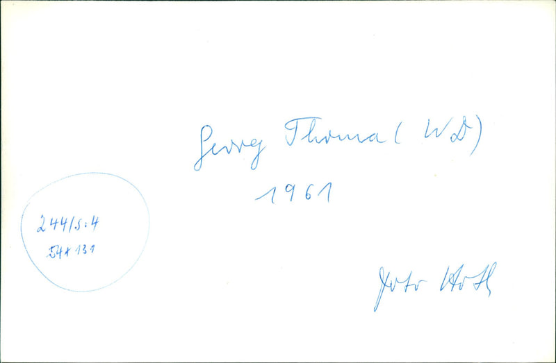 1961 THONNAL WHERE JOHO FILMED FILM DIRECTED JEANCLAUDE VAN DAMME - Vintage Photograph