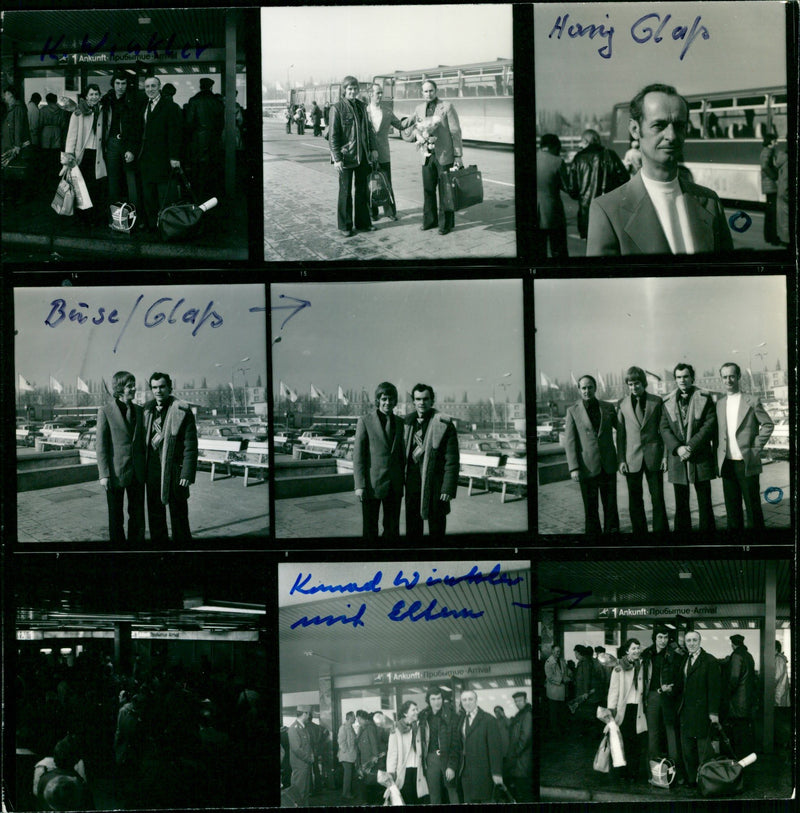 1978 EMPT EMFANG SPRINGER LATH HANG GLAP ARRIVAL PUBSTINUE - Vintage Photograph