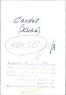 RACE CUBA SHOT AND FILM EDITED - Vintage Photograph