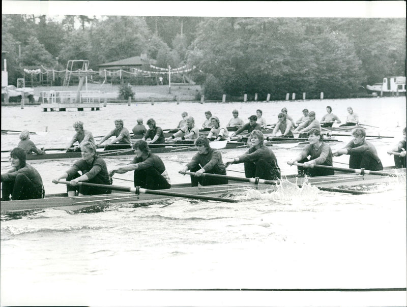 1988 HRSREGATTA BERLIN FRUHJAHRS REGATTA CONEN LEIPOLD FILM NUMBER BERL - Vintage Photograph
