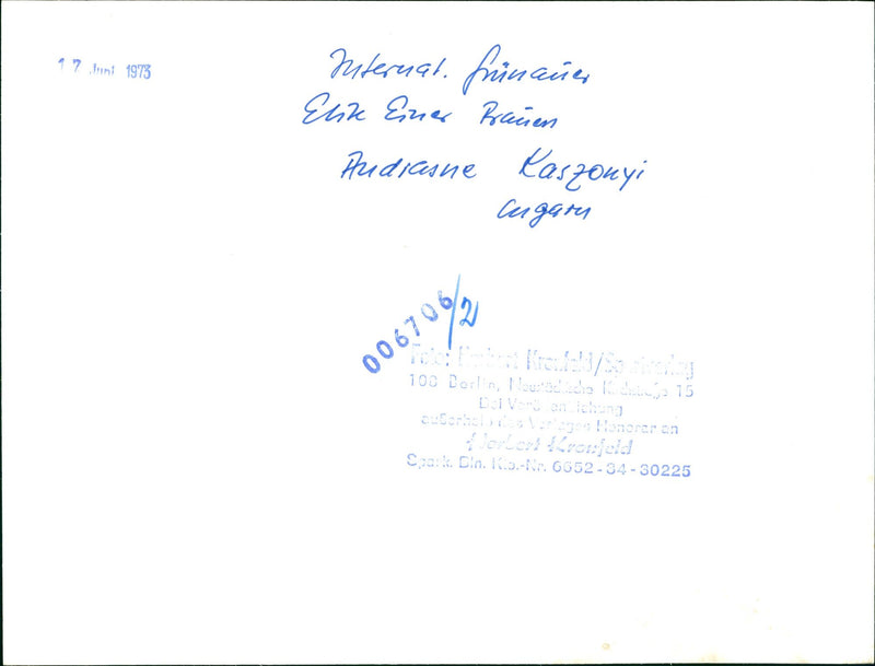 1973 FILM RELEASED BASED PLAY SAME - Vintage Photograph