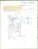 FRANCAIS NIEDERWALTSTRAE HAUSVOGTEIPLATZ RUF ACCOUNT SPARKASSE FILM ENGLAND - Vintage Photograph