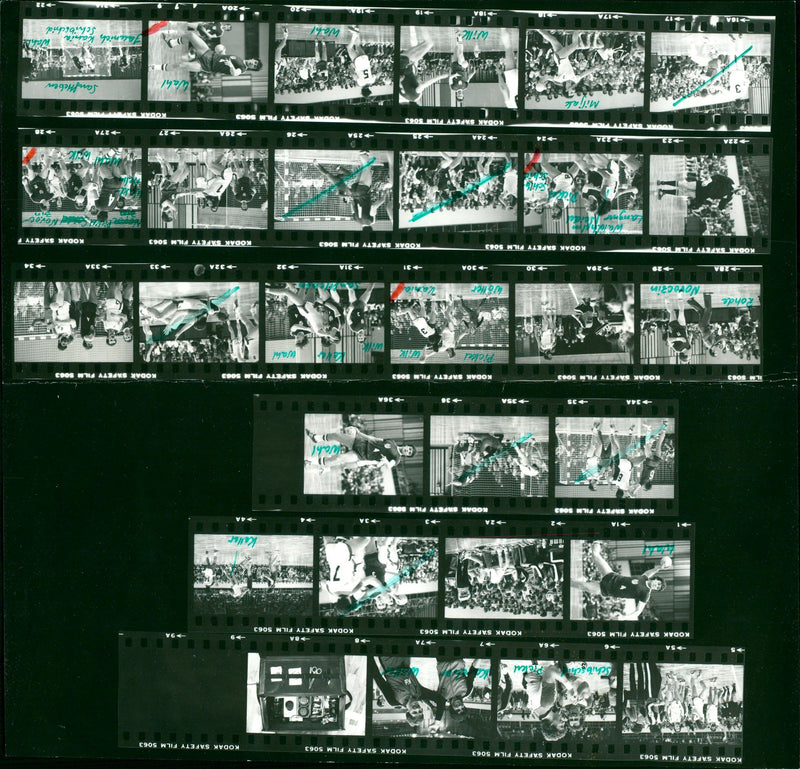 1981 NETTELSTEDT KODAK SAFETY FILM PICKAL WILK KOHDE NOOCZIN WOLLER KAN - Vintage Photograph