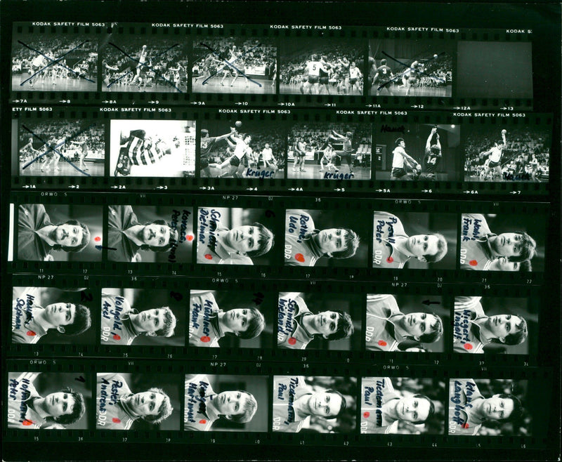 1982 KILN TOURNAMENT TOOK PLACE SCHWERIN SPEICHER PAUL FILM PETER - Vintage Photograph