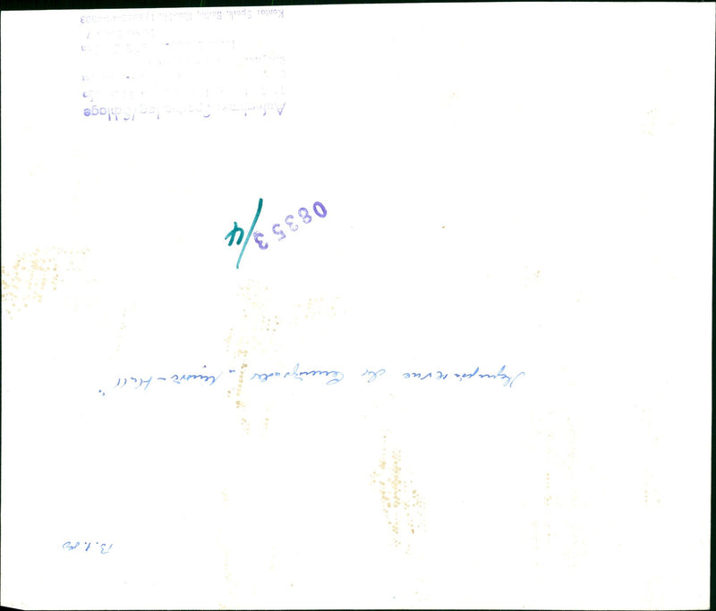 BERLIN OLYMPIA REVIEW LENINGRAD SOLO ILEQUE PIN MUSICA HALO UPGRADE - Vintage Photograph