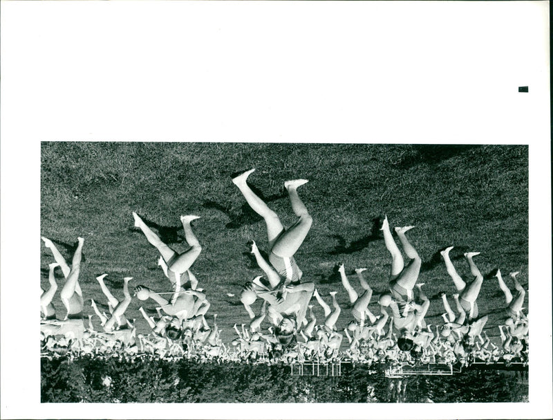 1971 ELER JUGENDSPARTAKI FILM ALWONET SHOT QUEDLINBERG - Vintage Photograph