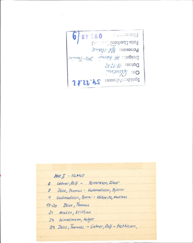 THIS FILM SHOT KILN ISLAND TWIIER DIRECT - Vintage Photograph