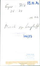 OBERLIGA HANNER MUSICK MEETS LAUGHOFF USD GUINC OBERLIGAHANNER - Vintage Photograph