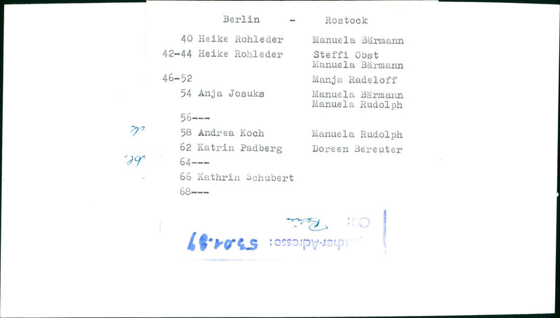 1941 LUGEND SPARTAKIADE MANUELA BARMANN RUDOLPH WERNER SCHURING STEFFI - Vintage Photograph