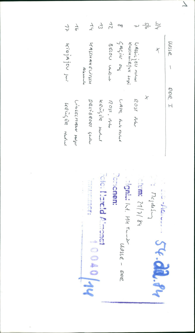 VEUNDSCHAFT GDR NICHAEL ROST PETER MAGDEDAG SMOKE CLONICI INT THOM FILM - Vintage Photograph