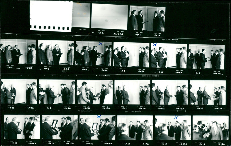 YEARS NOK GRATULATIOUS COURT CASE BERLIN GERMANY FILM SHOT BLACKA - Vintage Photograph