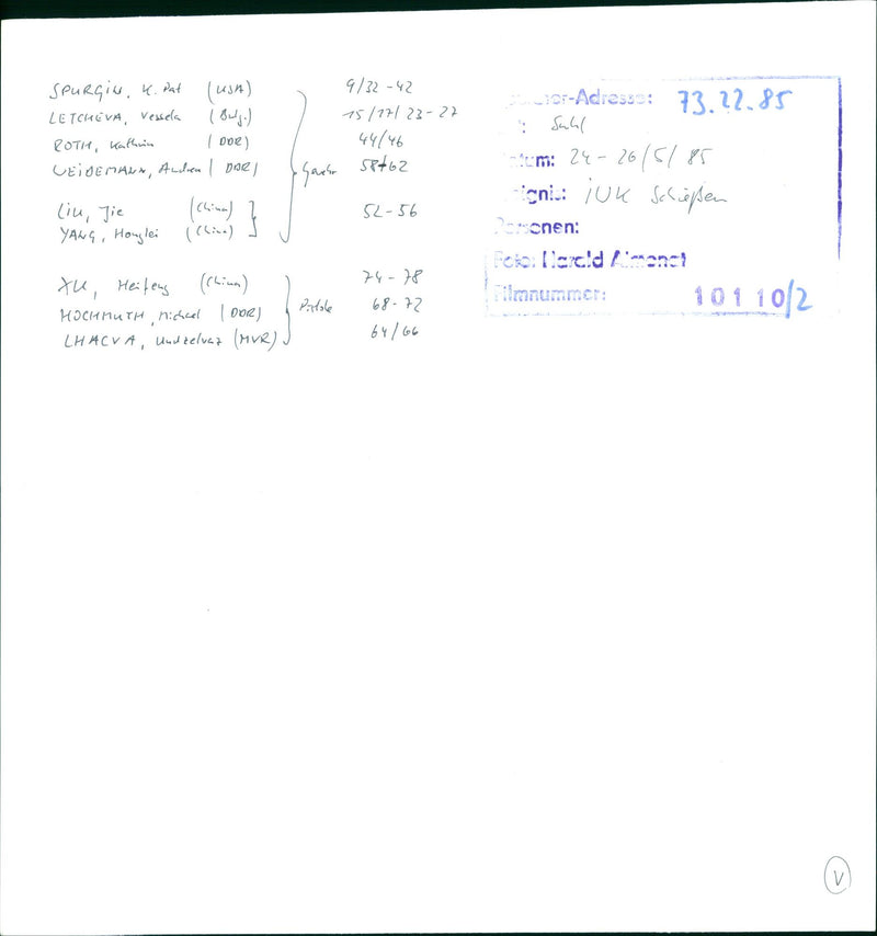 KOLAMPK CRONEN FOKOLLEROLD IMONCI FILM NUMBER PATROL HEIFENS CHINA - Vintage Photograph