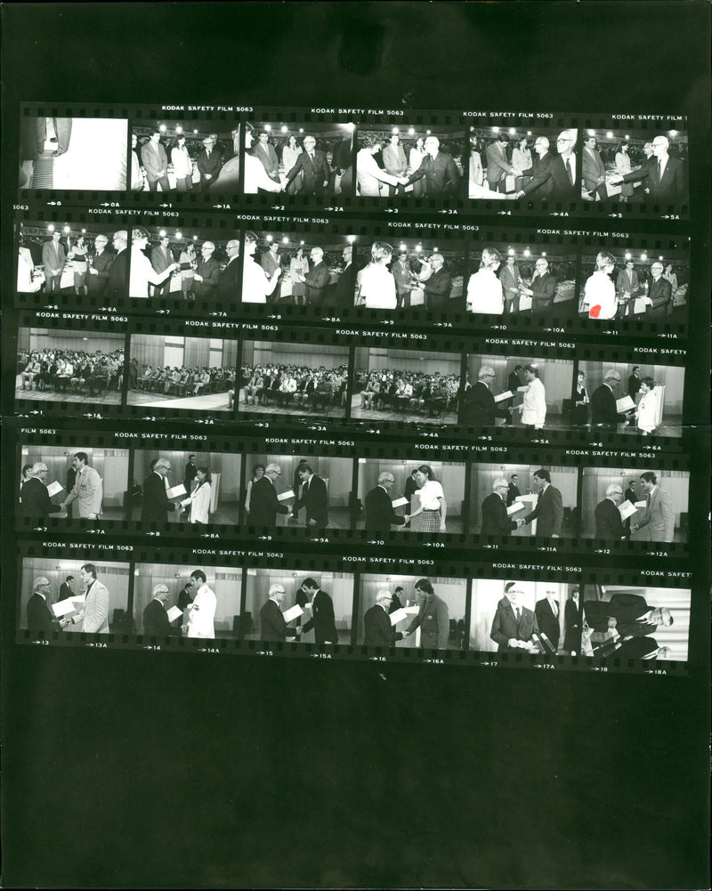 1982 RECEPTION ISRAT KODAK SAFETY FILM ERICH - Vintage Photograph