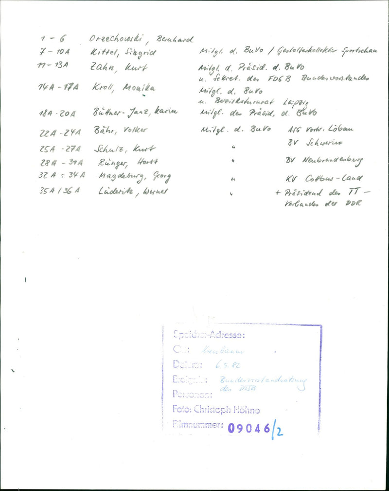 1982 DTSB FEDERAL EXECUTIVE KODAK SAFETY FILM DAK KODAKSAFETY - Vintage Photograph