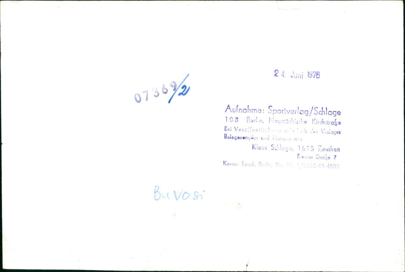 1976 KODAK TRI PAN SADDLE ILEGAR KLOSS FILM - Vintage Photograph