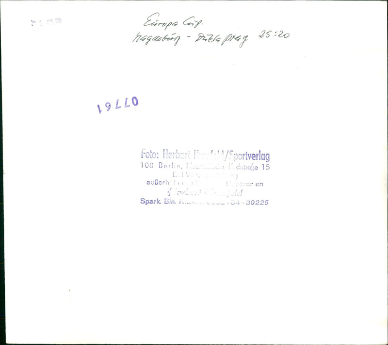 BUKLA PRAG MAGDEBURG KODAK SAFETY FILM TRI PAN REG SATRAPA CON - Vintage Photograph