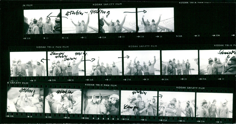 1976 CAHTI KODAK TRE FAN FILM SAFETY WITHHLERSED TRI - Vintage Photograph