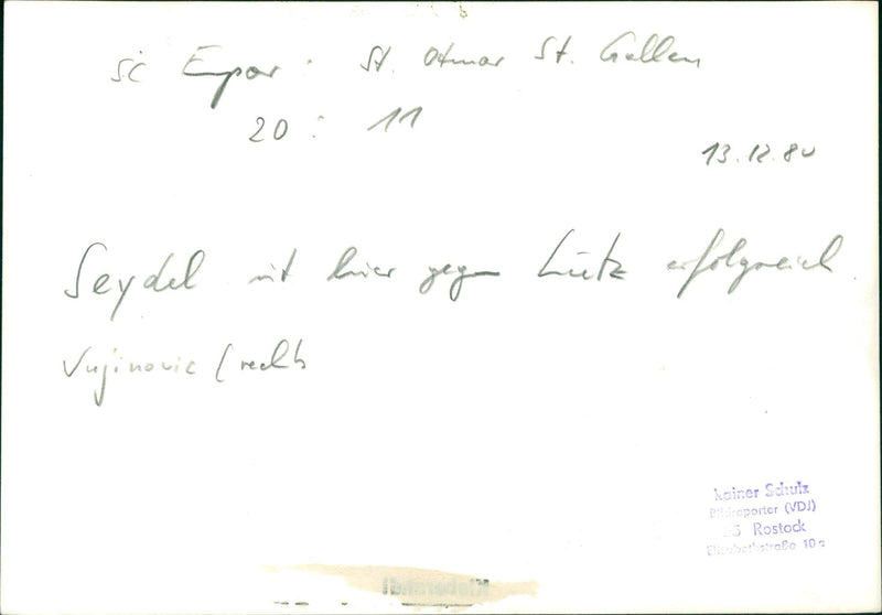 LAINE REELH GERMAN FILM DIRECTED HANS HOFMANN - Vintage Photograph