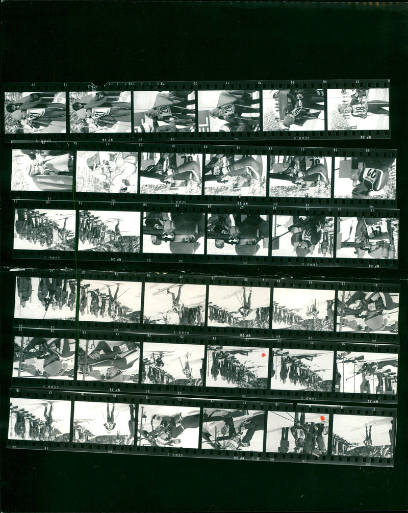 BIATHLON FILM HEIKO REICHEL SCD UWE RICHTER INGO EDLER SCHIE MICHAEL - Vintage Photograph