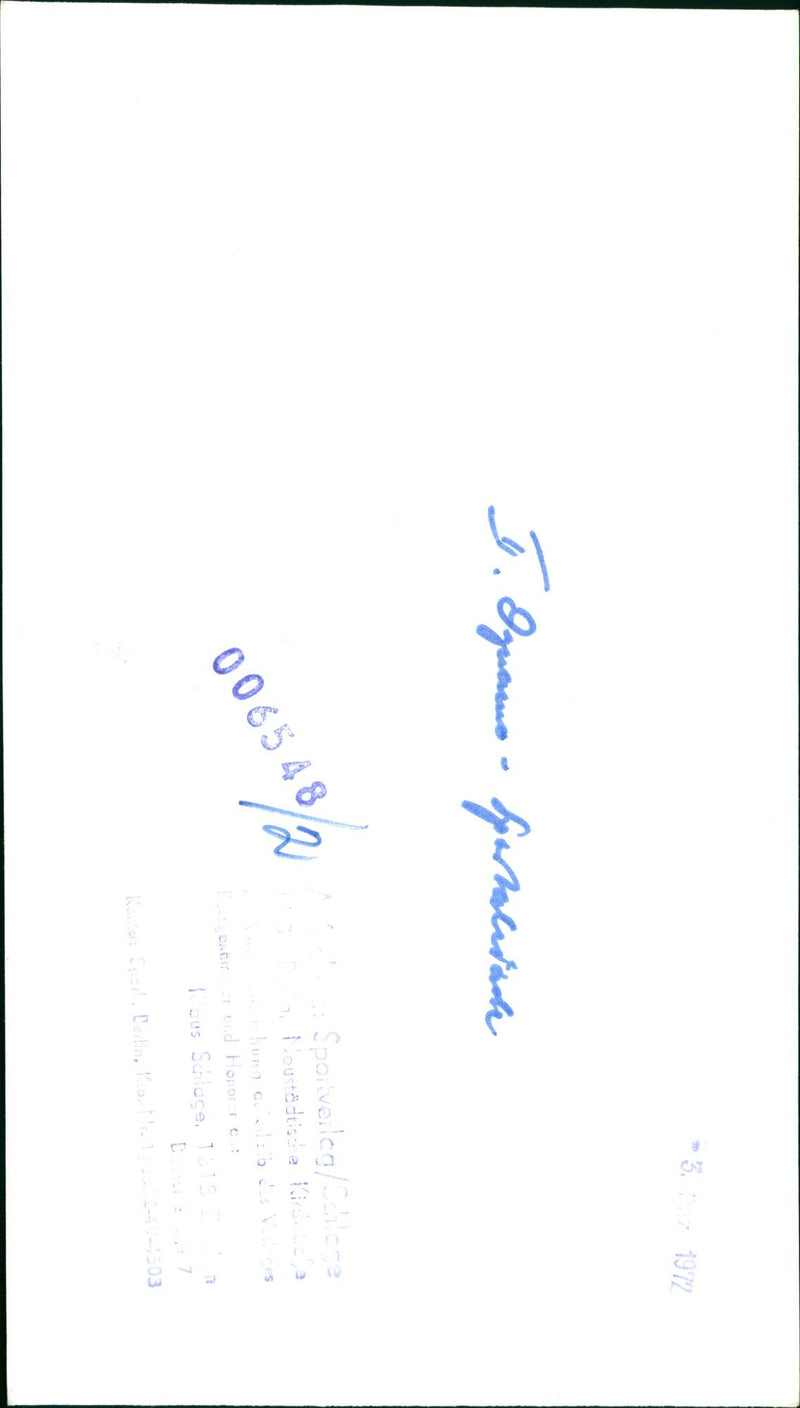 RINGEN SPARTAKIADE KODAK IAE FILM TRIX PAN SAF - Vintage Photograph